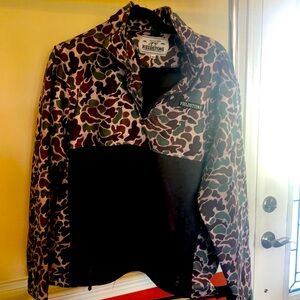 Medium FieldStone Camo quarter zipper pullover